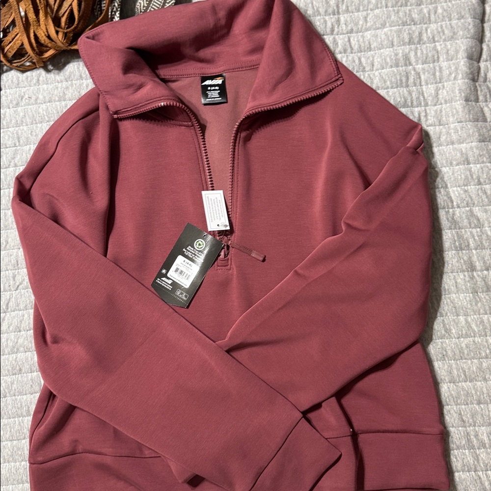 Avia Dusty Rose Half-Zip Pullover